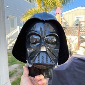 Vintage STAR WARS Darth Vader Helmet 1998 Lucasfilm Wearable 2 Piece Mask